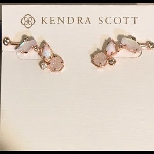 Kendra Scott RoseGold Opal Troian ear climber